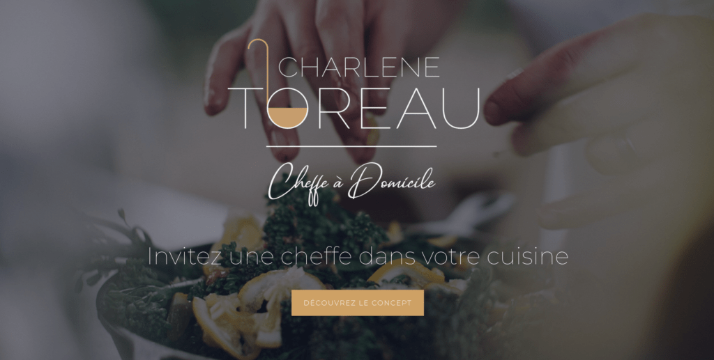 Site Charlène Cheffe à Domicile