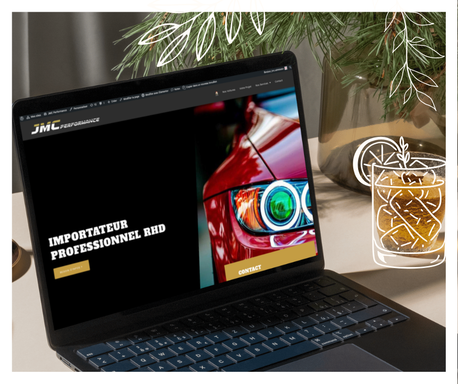 Projet JCM Performance - Webdesign Popkulture